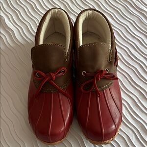 Sporto Brand Red and Brown Waterproof Shoes